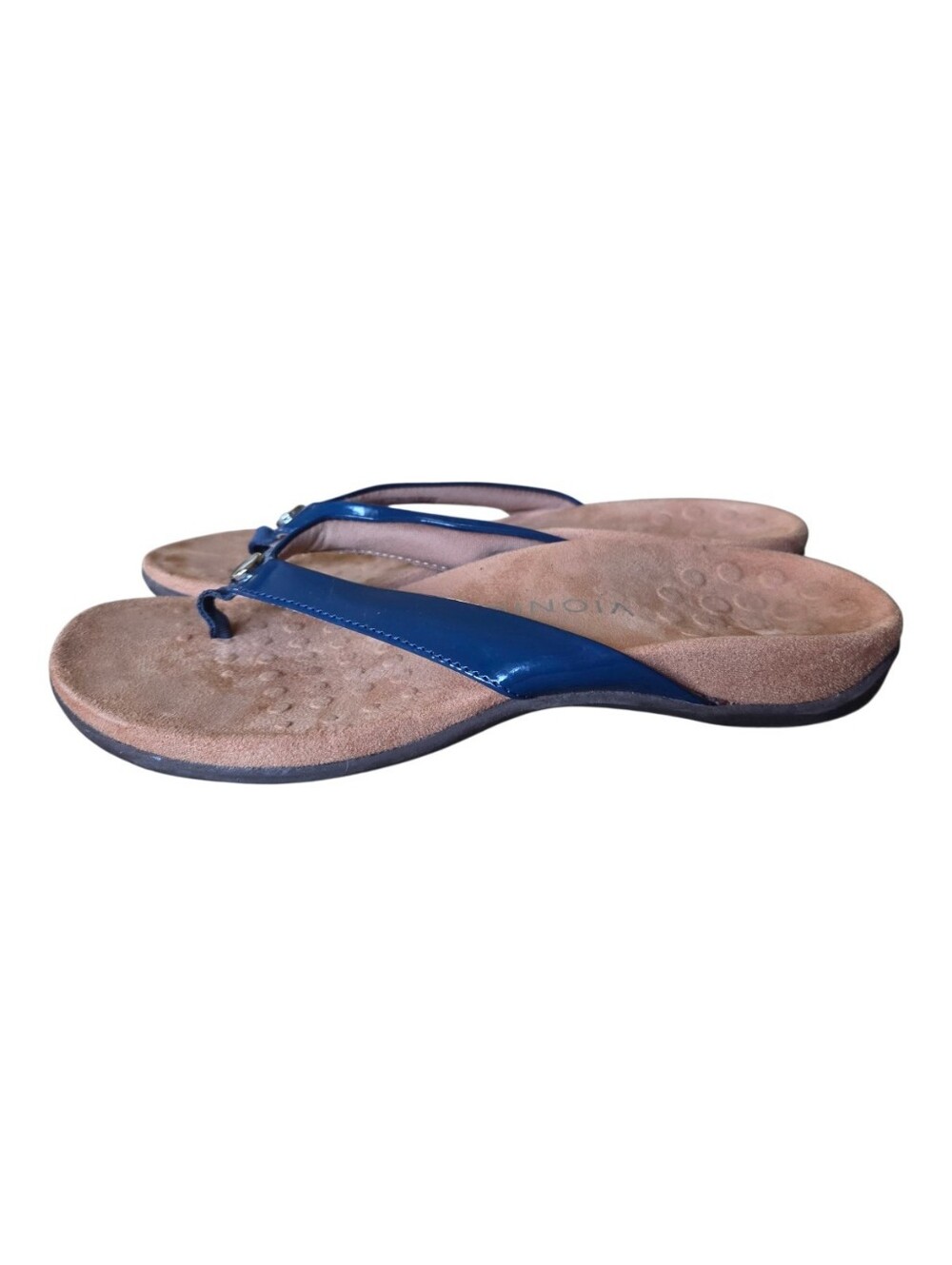 Vionic Davina Sandals Flip Flops Blue Size 8
